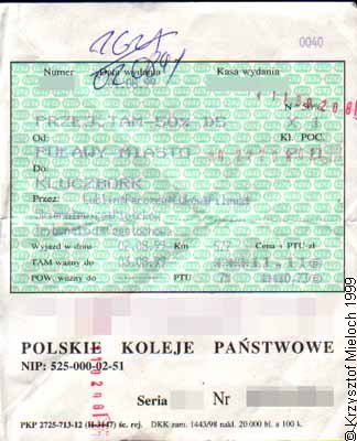 bilet Pulawy Miasto - Kluczbork