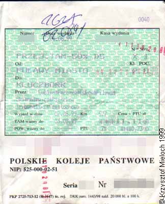 bilet Pulawy Miasto - Kluczbork